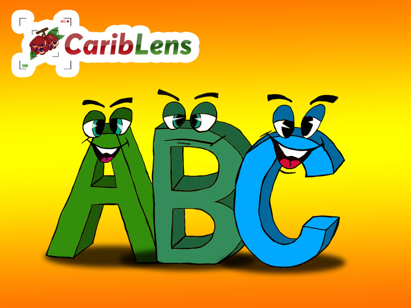 Alphabet from A – Z hand drawn letters ABC illustrated pack – Cariblens