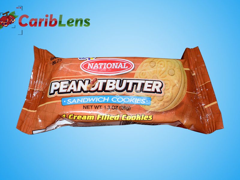 National – Peanut Butter Sandwich Cookies – 4 Cream Filled Cookies