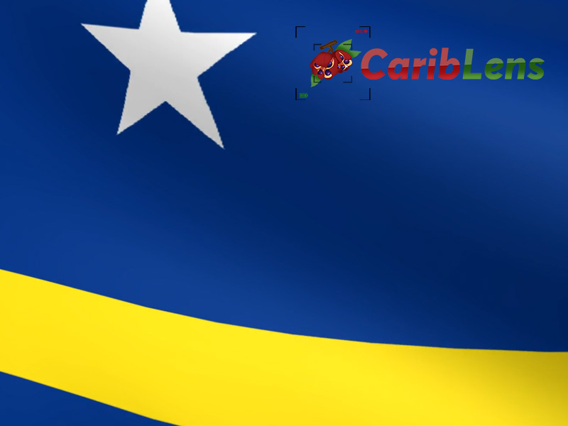 Curacao animated flag background