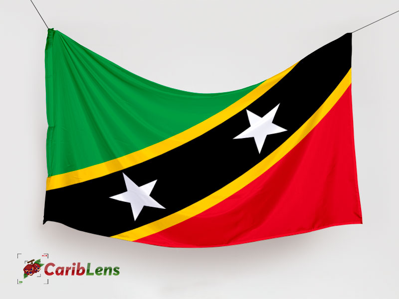 saint kitts and nevis flag hanging