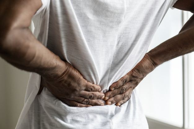 African American Black man suffering back pain – Free Photo