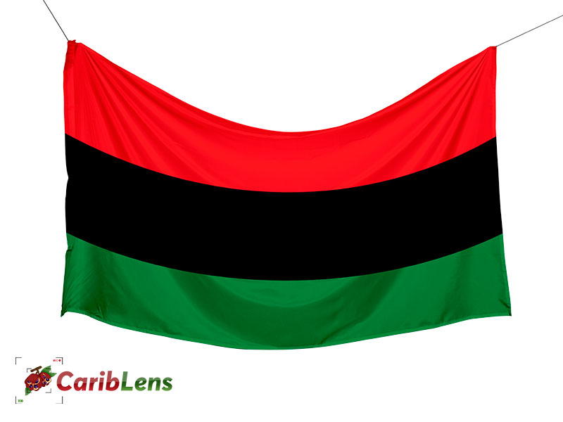 Pan-African hanging flag