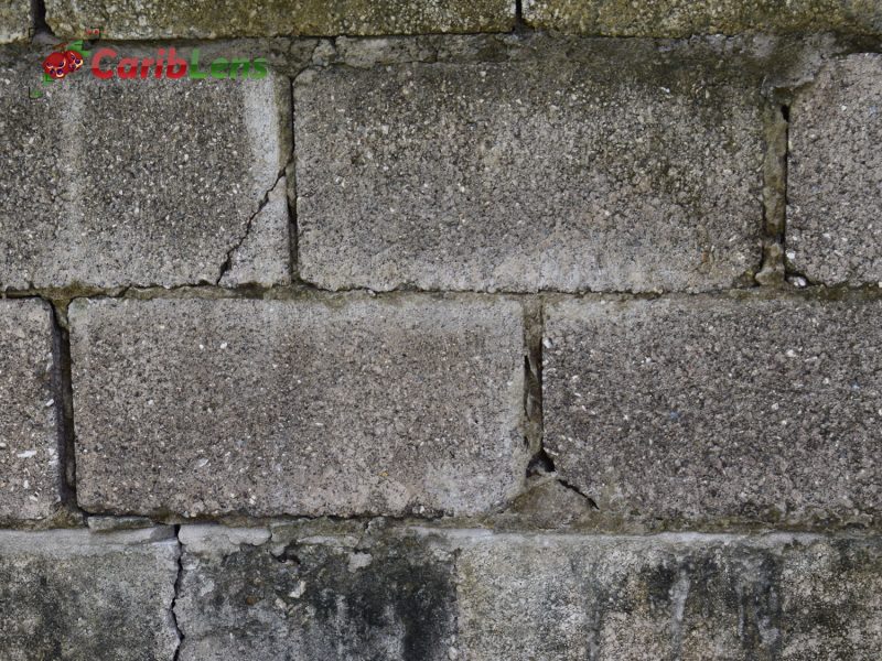 Jamaican concrete block wall texture – Free photo