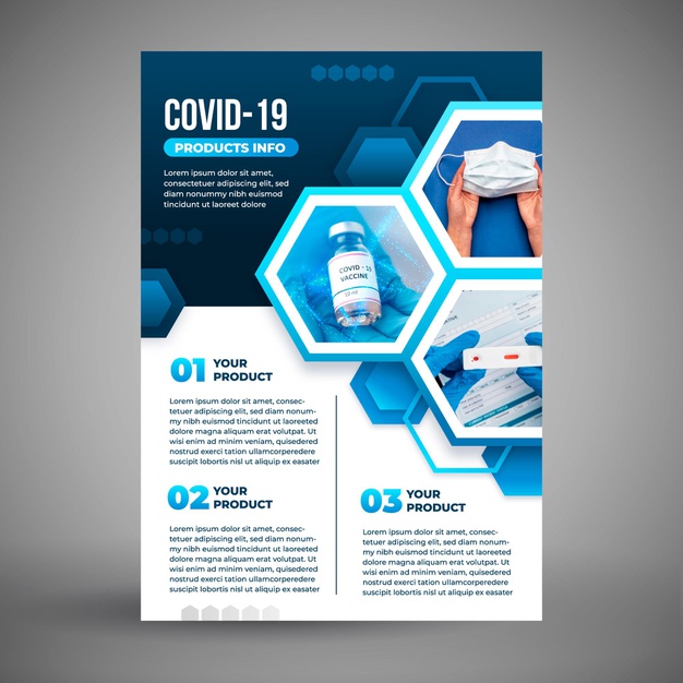 Coronavirus Medical Products Flyer Template With Photo 52683 56110