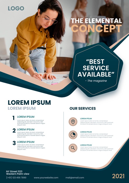 Elemental Concept Flyer Template 23 2148897825