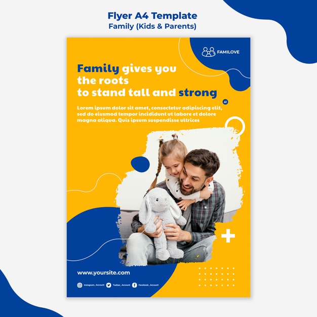 Family Flyer Template With Photo 23 2148968326