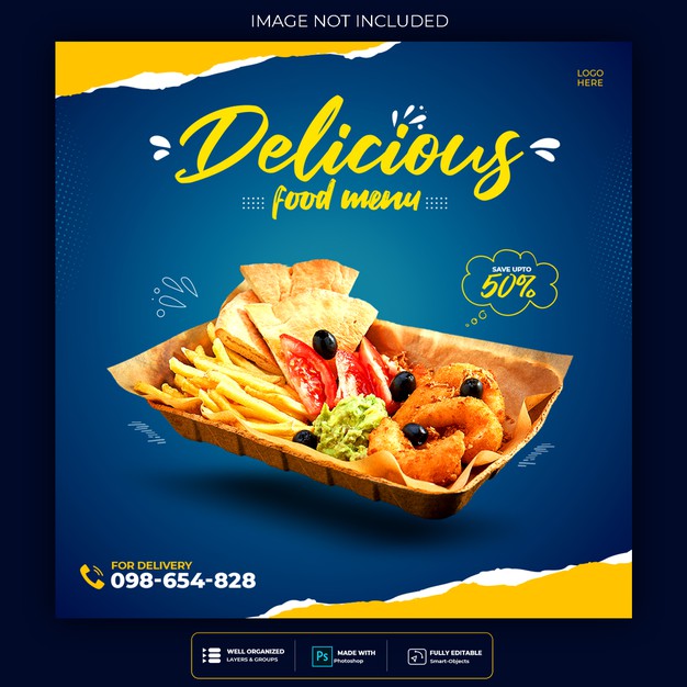 Food Social Media Promotion Instagram Banner Post Design Template 202595 288