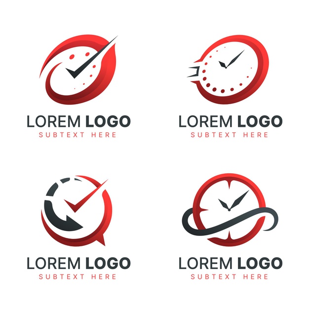 Gradient Time Logo Collection 23 2148940191