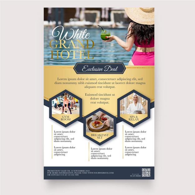 Professional Hotel Information Flyer With Photo 23 2148904059