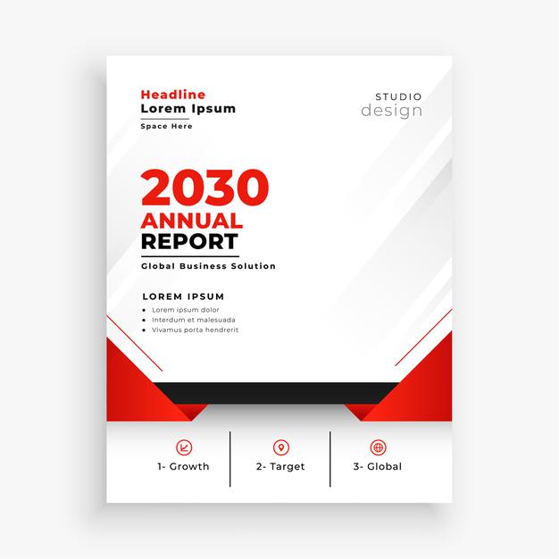 Stylish Annual Report Business Brochure Flyer Design 1017 31114