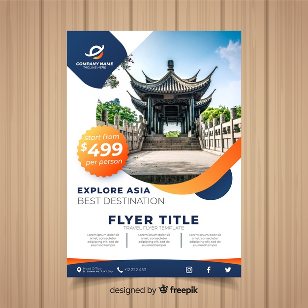 Travel Flyer Template 52683 3749