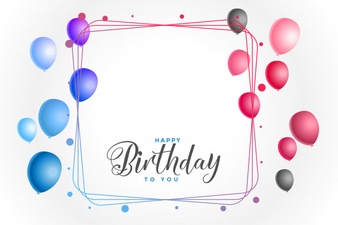 Colorful happy birthday background Free Vector