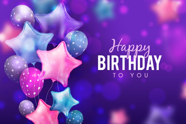 Realistic Birthday Background 52683 33660