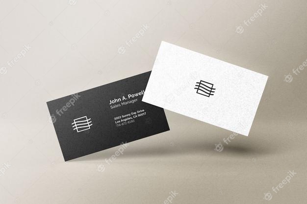 Business card mockup Free Psd