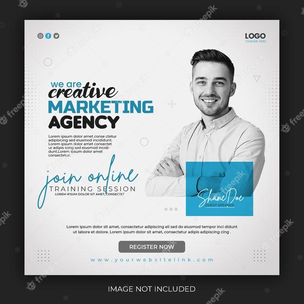 Digital Marketing Live Webinar Corporate Social Media Post Template 202595 420