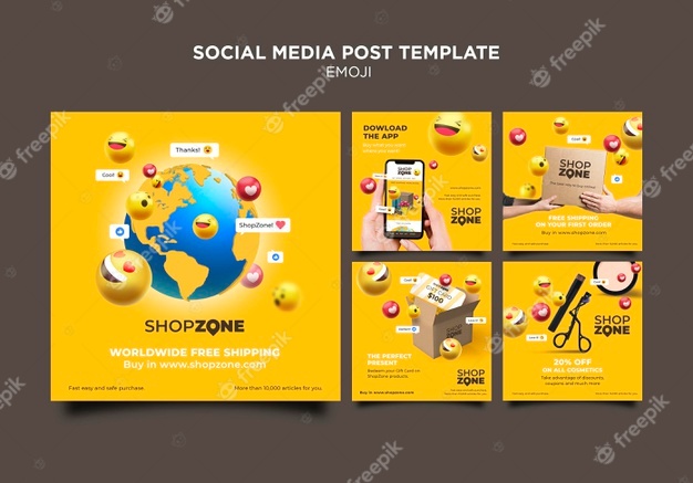 Emoji Social Media Post Template 23 2148879162