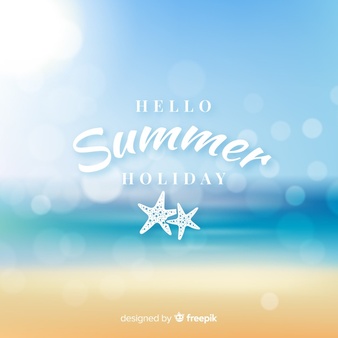 Realistic Blurred Hello Summer Background 52683 16824