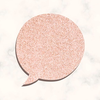 Speech Bubble Vector Glitter Pink Texture Style 53876 126738