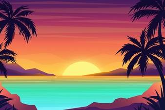 Tropical Landscape Background Zoom 52683 42068