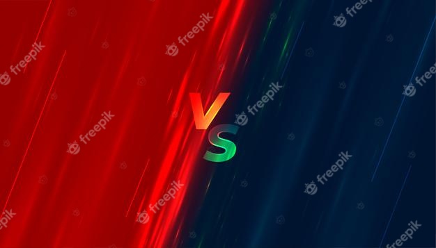 Versus vs fight battle screen background Free Vector