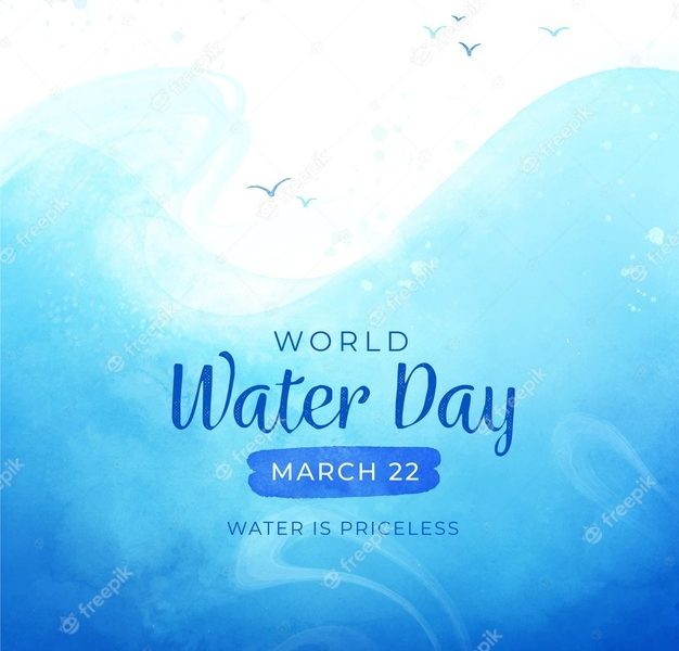 Watercolor world water day illustration Free Vector