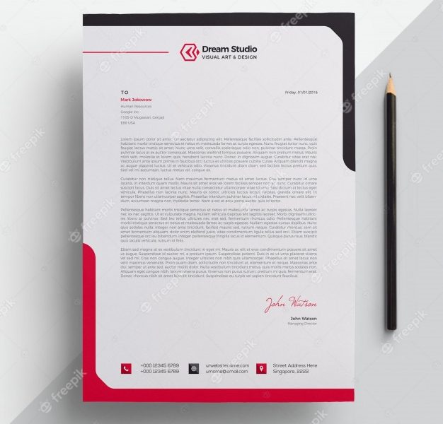 Letterhead Premium Vector Letterhead Premium Vector