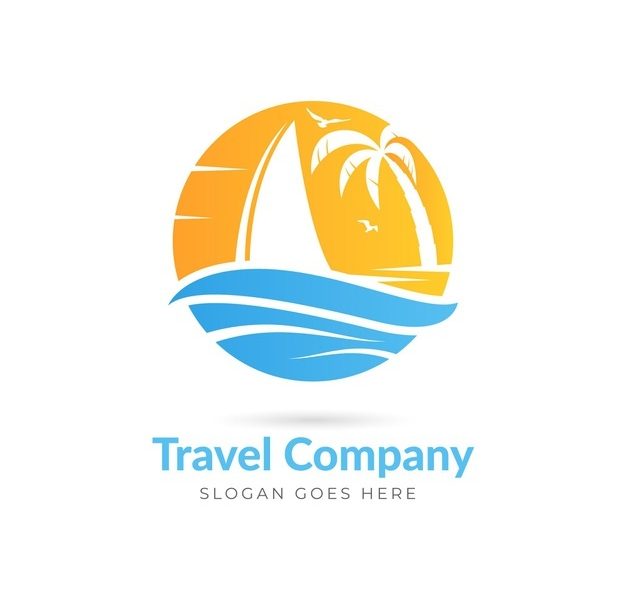 Creative detailed travel logo template Free Vector - Cariblens