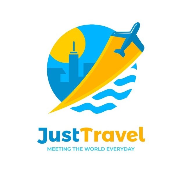 Detailed travel logo concept Free Vector