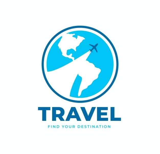 Detailed travel logo Free Vector - Cariblens