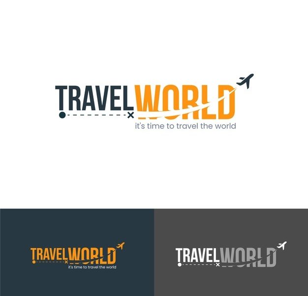 Detailed Travel Logo Free Vector