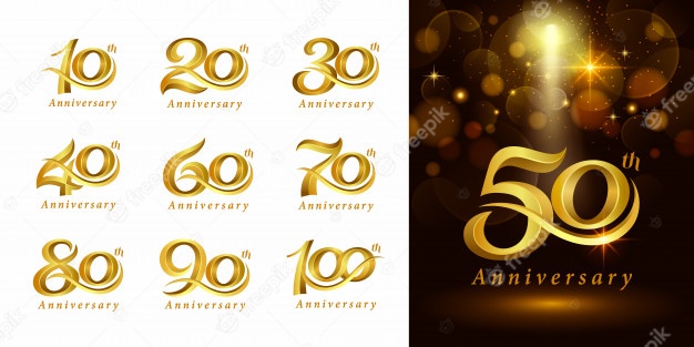 Set Anniversary Logotype Design Elegant Classic Logo Vintage Retro Serif Number Letters 72787 539