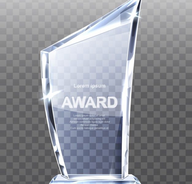 Award glass trophy on transparent Free Vector Award glass trophy on transparent Free Vector