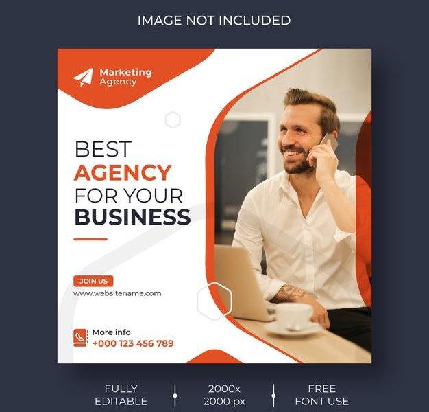 Digital marketing social media and instagram post template banner Free Psd Digital marketing social media and instagram post template banner Free Psd