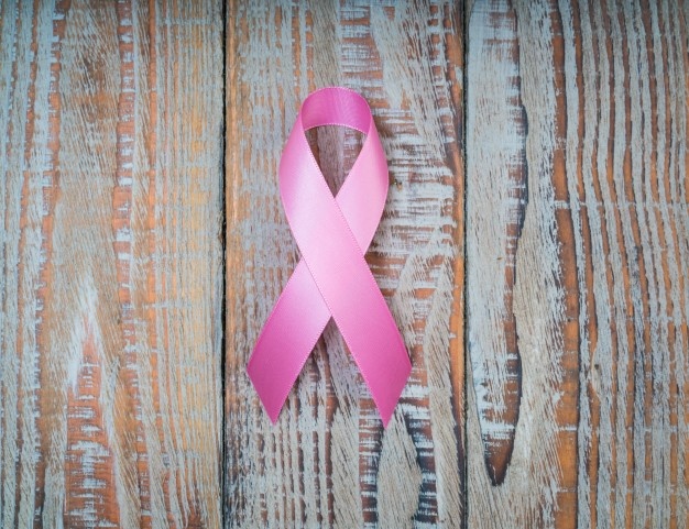 World Cancer Day Breast Cancer Awareness Ribbon Wood Backgr 1232 3614