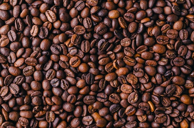 Background of roasted fresh brown coffee beans – perfect for a cool wallpaper Free Photo