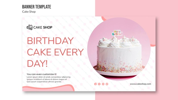 Cake Shop Concept Banner Template 23 2148596156