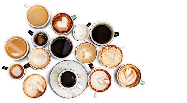 Coffee cup collection Free Psd