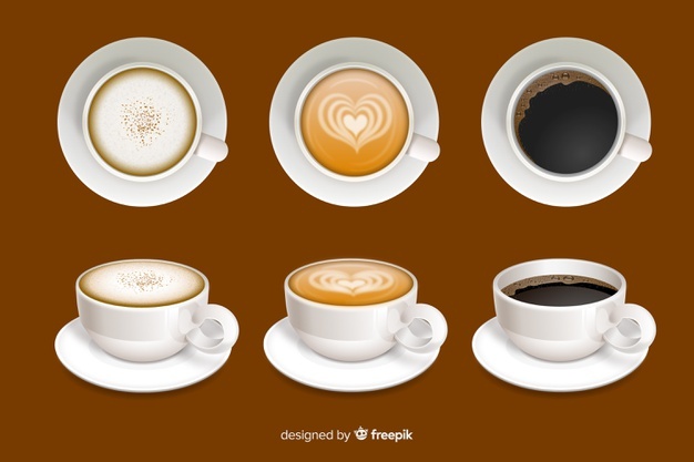 Coffee cups Free Vector