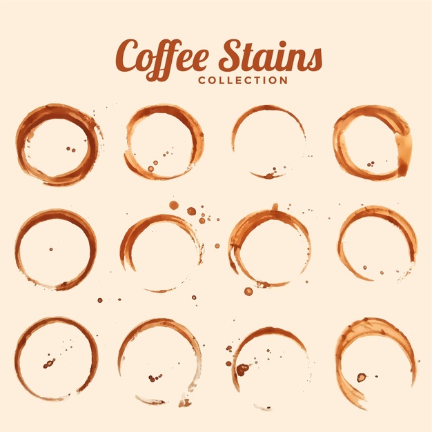 Coffee Glass Stain Texture Set Twelve 1017 28318