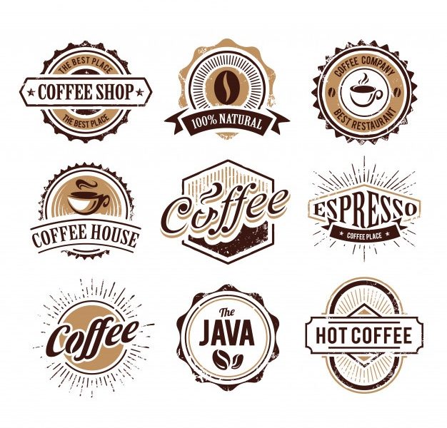 Coffee logo collection Free Vector