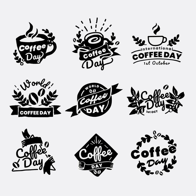 International Coffee Day Logo Set 53876 119206