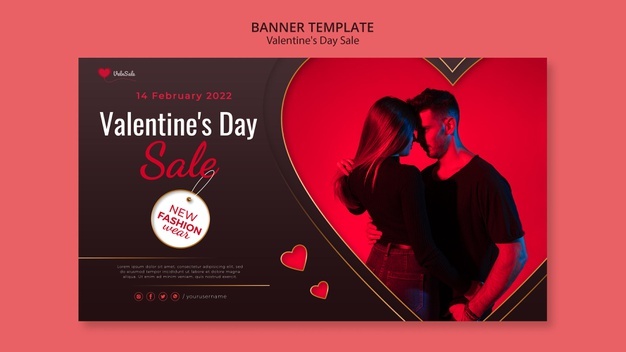 Lovely Valentine S Day Banner Template 23 2148866480