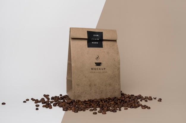 Paper Bag With Coffee Mock Up 23 2148884499