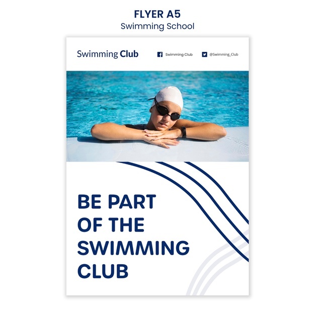Swimming School Flyer Template 23 2148855681