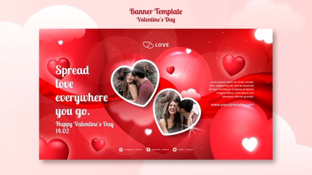 Valentine S Day Horizontal Banner 23 2149221260