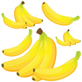 Banana White Background 1308 21517