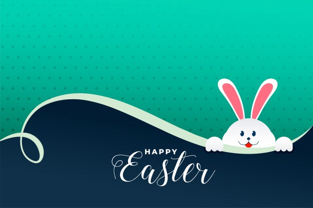 Cute Rabbit Peeping Out Easter Day Background 1017 24509