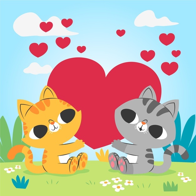 Cute Valentine S Day Cats Couple 23 2148829715