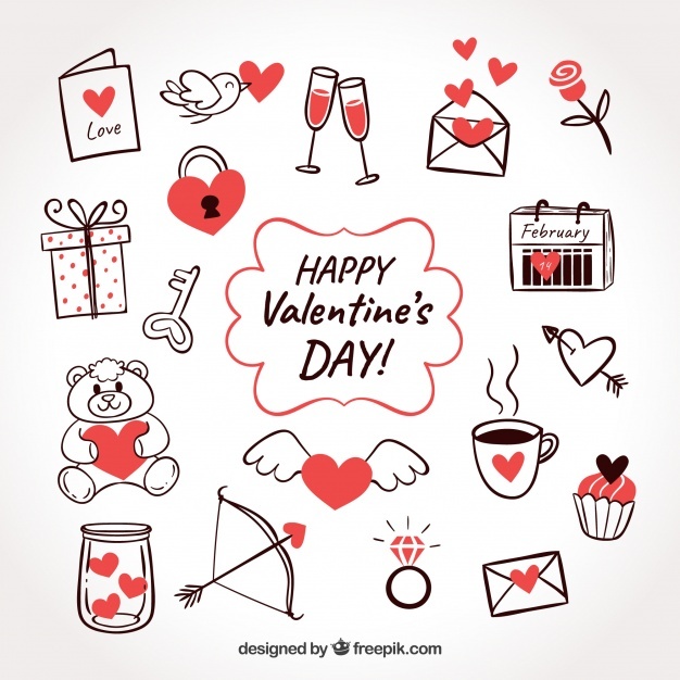 Doodle Valentine S Day Element Collection 23 2147738065