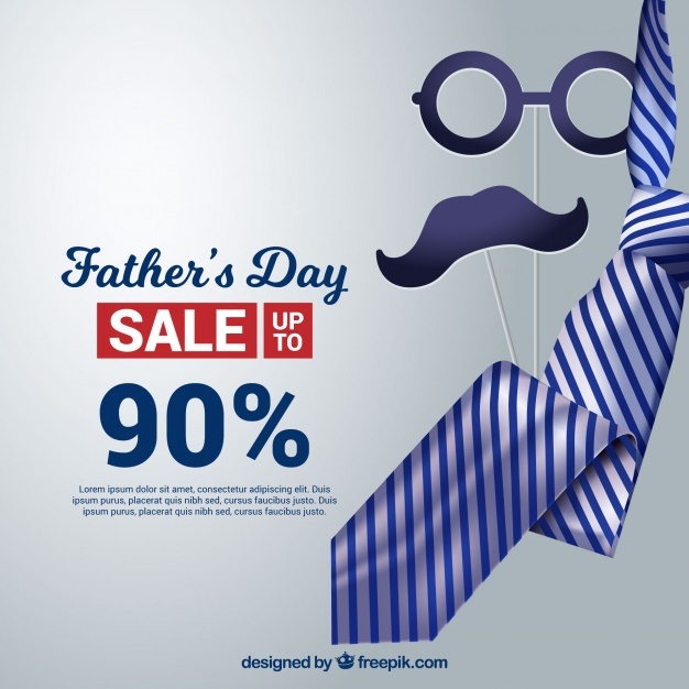 Father S Day Sale Template With Realistic Tie 23 2147816305